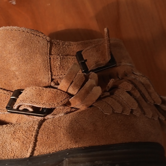 Minnetonka Brown Suede Ankle Boots Size 8 - Picture 8 of 15